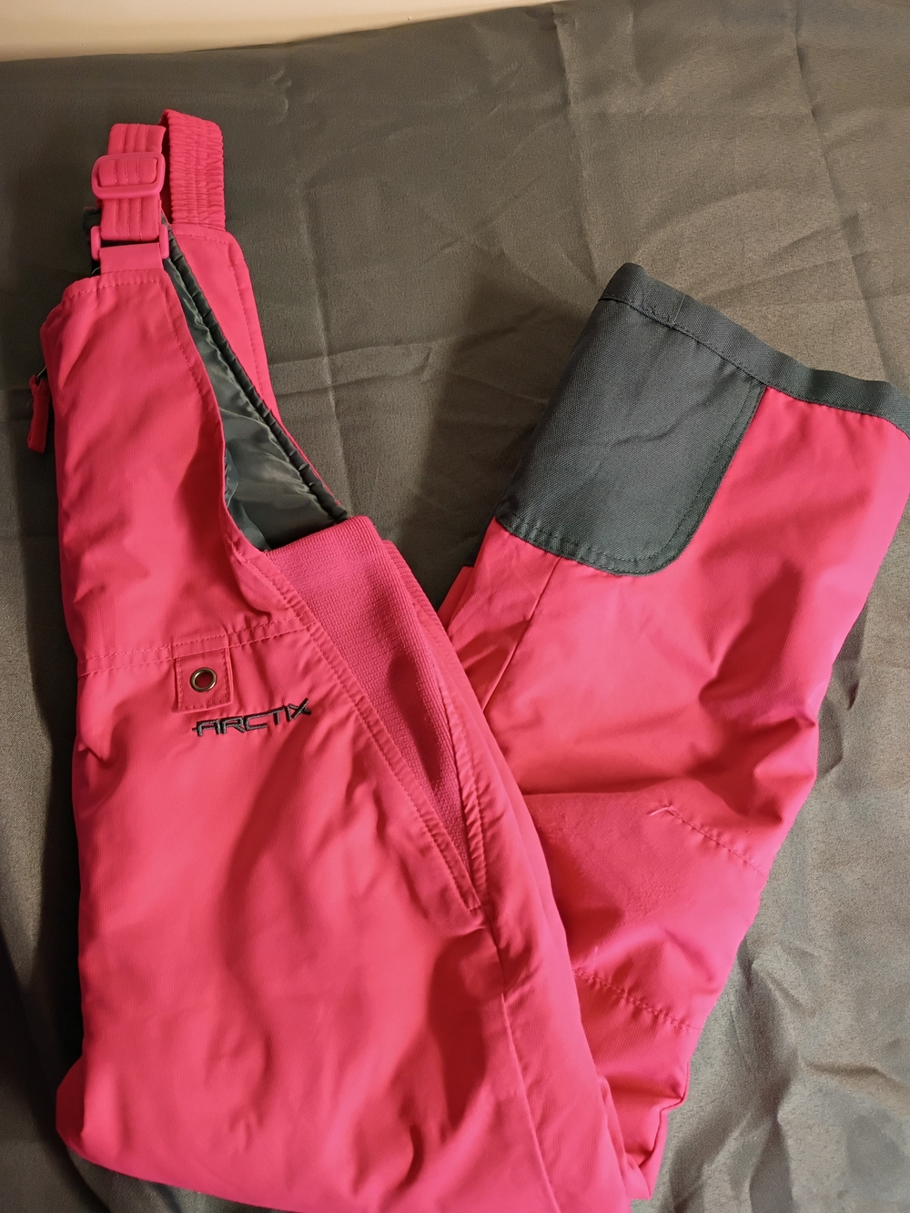 Arctix Pink Kids Snow Bib Pants